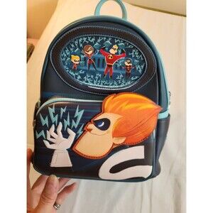 Disney Loungefly glow In the dark backpack, NEW with Tags,  The Incredibles.